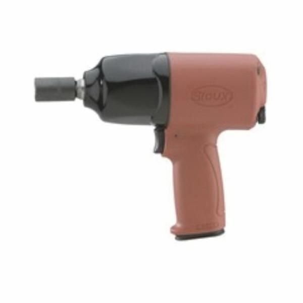 Sioux Tools Force Impact Wrench, Quiet Tw Hammer, ToolKit Bare Tool, 12 Drive, 1200 BPM, 520 ftlb, 6300 RP 5350A